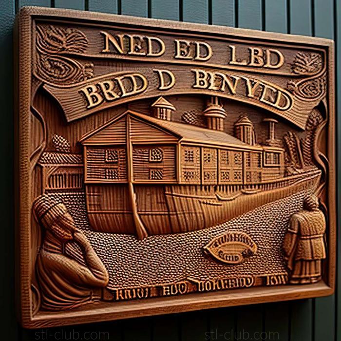 3D model New Bedford Massachusetts (STL)